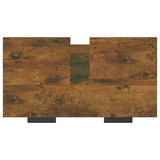 Bathroom Cabinet Smoked Oak 64.5x33.5x59 cm Engineered Wood - Extra Image