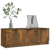 TV Cabinet Smoked Oak 102x35x36.5 cm Engineered Wood