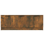 TV Cabinet Smoked Oak 102x35x36.5 cm Engineered Wood