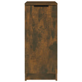 Shoe Cabinet Smoked Oak 30x35x70 cm Engineered Wood - 45-Degree Angle