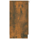 Shoe Cabinet Smoked Oak 59x35x70 cm Engineered Wood - Top-Down View