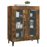 Sideboard Smoked Oak 69.5x34x90 cm Engineered Wood - Top-Down View
