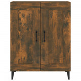 Sideboard Smoked Oak 69.5x34x90 cm Engineered Wood