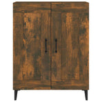 Sideboard Smoked Oak 69.5x34x90 cm Engineered Wood
