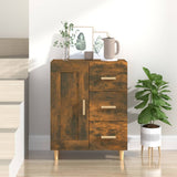 Sideboard Smoked Oak 69.5x34x90 cm Engineered Wood