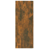 Hanging Wall Cabinet Smoked Oak 69.5x34x90 cm - Close-Up Angle