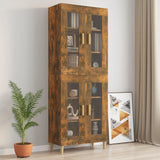 Hanging Wall Cabinet Smoked Oak 69.5x34x90 cm - Extra Image