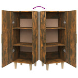 Sideboard Smoked Oak 34.5x34x90 cm Engineered Wood