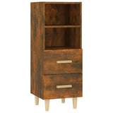 Sideboard Smoked Oak 34.5x34x90 cm Engineered Wood