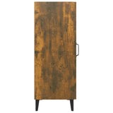 Sideboard Smoked Oak 34.5x34x90 cm Engineered Wood - Low Angle