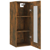 Hanging Wall Cabinet Smoked Oak 34.5x34x90 cm - Extra Image