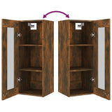 Hanging Wall Cabinet Smoked Oak 34.5x34x90 cm - Extra Image