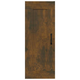 Hanging Cabinet Smoked Oak 35x34x90 cm Engineered Wood