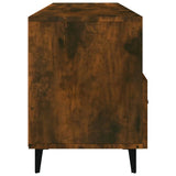 TV Cabinet Smoked Oak 102x35x50 cm Engineered Wood