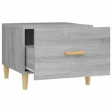 Coffee Tables 2 pcs Grey Sonoma 50x50x40 cm Engineered Wood - Low Angle