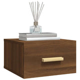 Wall-mounted Bedside Cabinets 2 pcs Brown Oak 35x35x20 cm - Extra Image