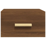 Wall-mounted Bedside Cabinets 2 pcs Brown Oak 35x35x20 cm