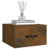 Wall-mounted Bedside Cabinets 2 pcs Smoked Oak 35x35x20 cm - Extra Image