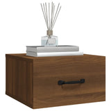 Wall-mounted Bedside Cabinets 2 pcs Brown Oak 35x35x20 cm - Extra Image