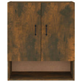 Wall Cabinet Smoked Oak 60x31x70 cm Engineered Wood