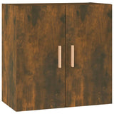 Wall Cabinet Smoked Oak 60x30x60 cm Engineered Wood - Front View