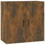 Wall Cabinet Smoked Oak 60x31x60 cm Engineered Wood