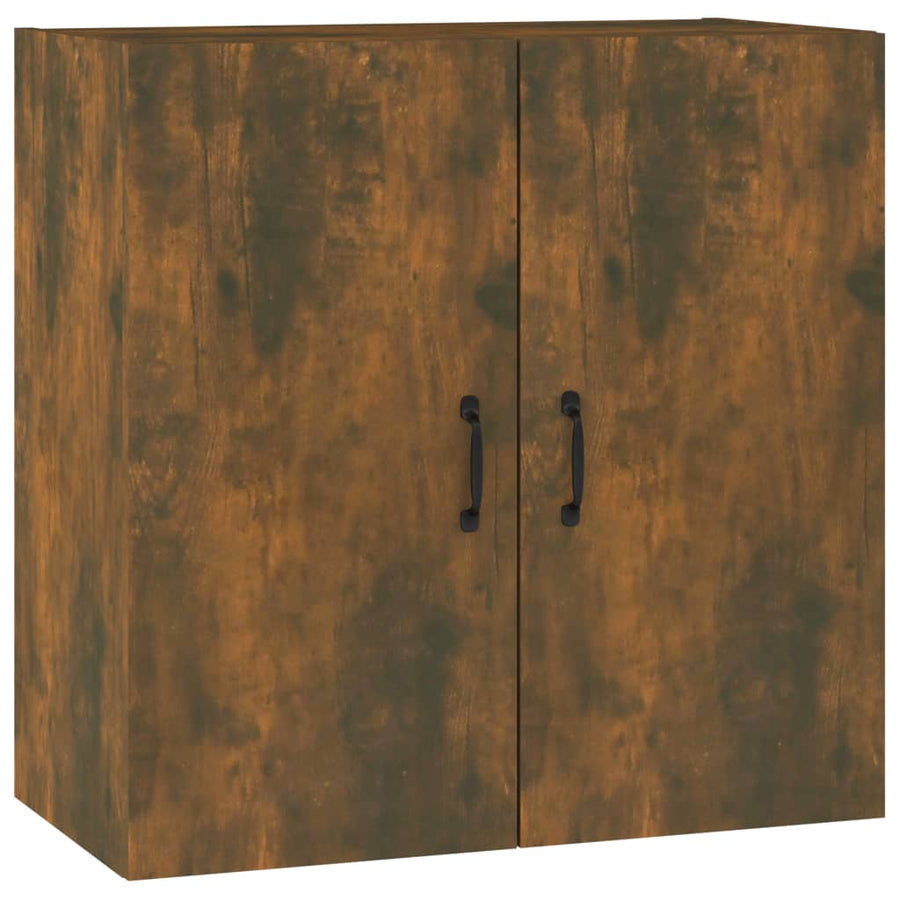 Wall Cabinet Smoked Oak 60x31x60 cm Engineered Wood
