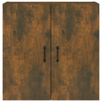 Wall Cabinet Smoked Oak 60x31x60 cm Engineered Wood