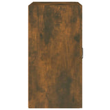 Wall Cabinet Smoked Oak 60x31x60 cm Engineered Wood