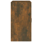 Wall Cabinet Smoked Oak 60x31x60 cm Engineered Wood