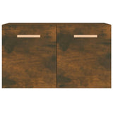 Wall Cabinet Smoked Oak 60x36.5x35 cm Engineered Wood