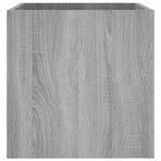 Planter Box Grey Sonoma 40x40x40 cm Engineered Wood