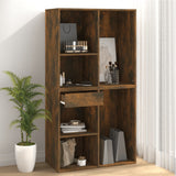 Cosmetic Cabinet Smoked Oak 80x40x75 cm Engineered Wood - Close-Up Angle