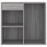Cosmetic Cabinet Grey Sonoma 80x40x75 cm Engineered Wood - Side View
