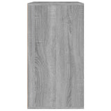 Cosmetic Cabinet Grey Sonoma 80x40x75 cm Engineered Wood - 45-Degree Angle