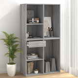 Cosmetic Cabinet Grey Sonoma 80x40x75 cm Engineered Wood - Close-Up Angle