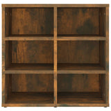 Shoe Cabinet Smoked Oak 52.5x30x50 cm - 45-Degree Angle