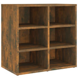 Shoe Cabinets 2 pcs Smoked Oak 52.5x30x50 cm - Top-Down View