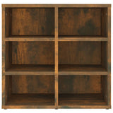 Shoe Cabinets 2 pcs Smoked Oak 52.5x30x50 cm - Rear View