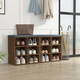 Shoe Cabinets 2 pcs Brown Oak 52.5x30x50 cm - Extra Image