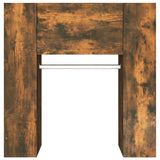 Hallway Cabinet Smoked Oak 97.5x37x99 cm Engineered Wood
