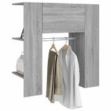 Hallway Cabinet Grey Sonoma 97.5x37x99 cm Engineered Wood - 45-Degree Angle