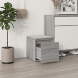 Box Drawer Grey Sonoma 40.5x40x40 cm Engineered Wood