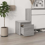 Box Drawer Grey Sonoma 40.5x40x40 cm Engineered Wood