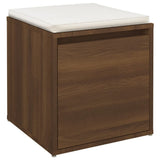 Box Drawer Brown Oak 40.5x40x40 cm Engineered Wood - Top-Down View