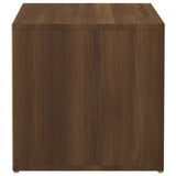 Box Drawer Brown Oak 40.5x40x40 cm Engineered Wood - Close-Up Angle