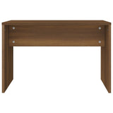 Dressing Stool Brown Oak 70x35x45 cm Engineered Wood - Top-Down View