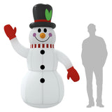 Christmas Inflatable Snowman with LEDs 240 cm - Extra Image