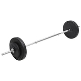 Barbell with Plates Set 30 kg - Front View