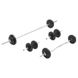 Barbell and Dumbbell Set 30 kg - Front View